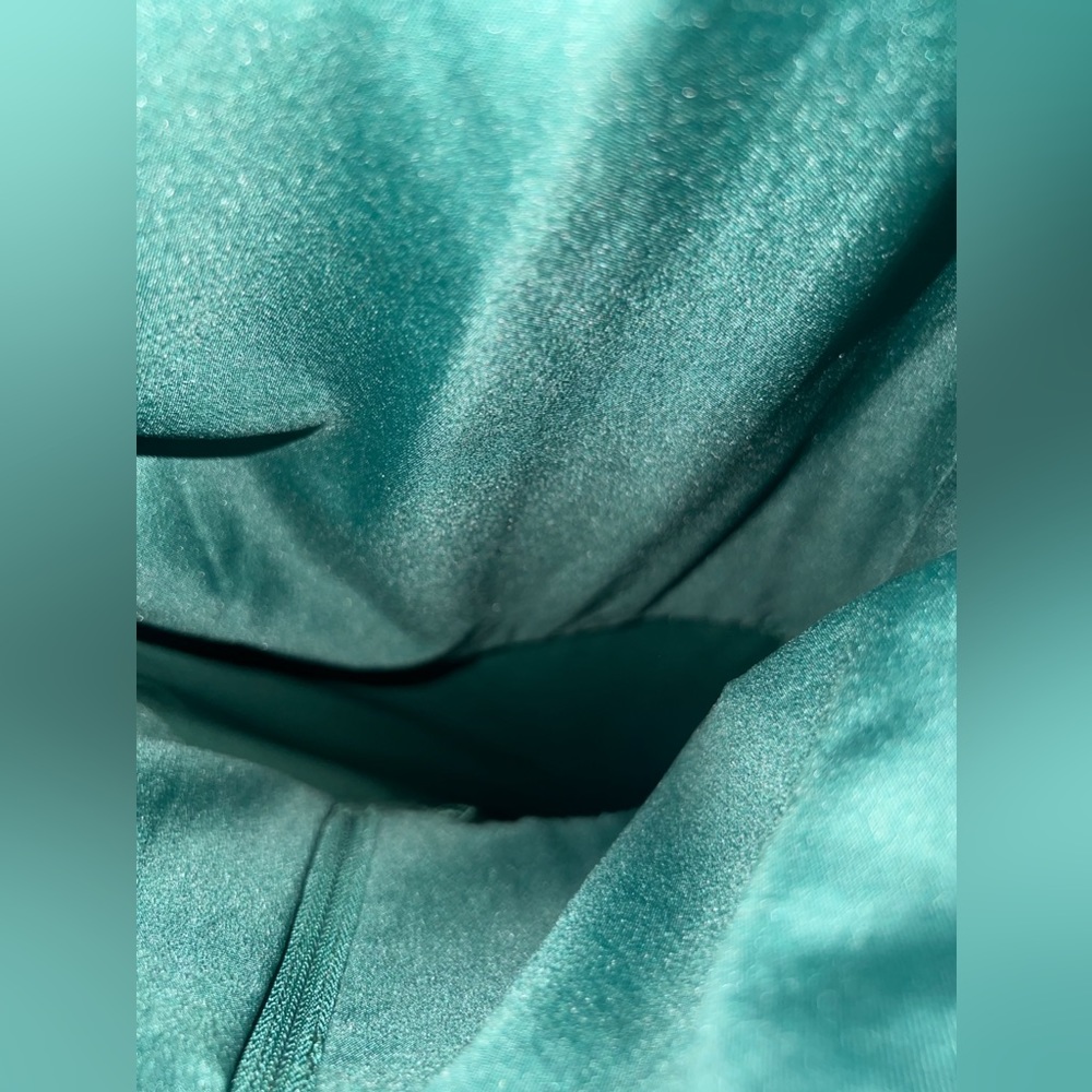 Celebrate DB Studio dark green long ruffled dress size 16 - Picture 13 of 13